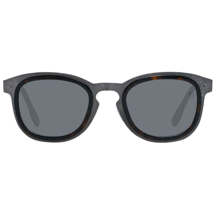 Zegna Couture Gray Men Men's Sunglasses