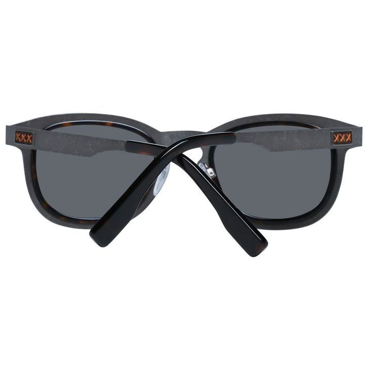 Zegna Couture Gray Men Men's Sunglasses