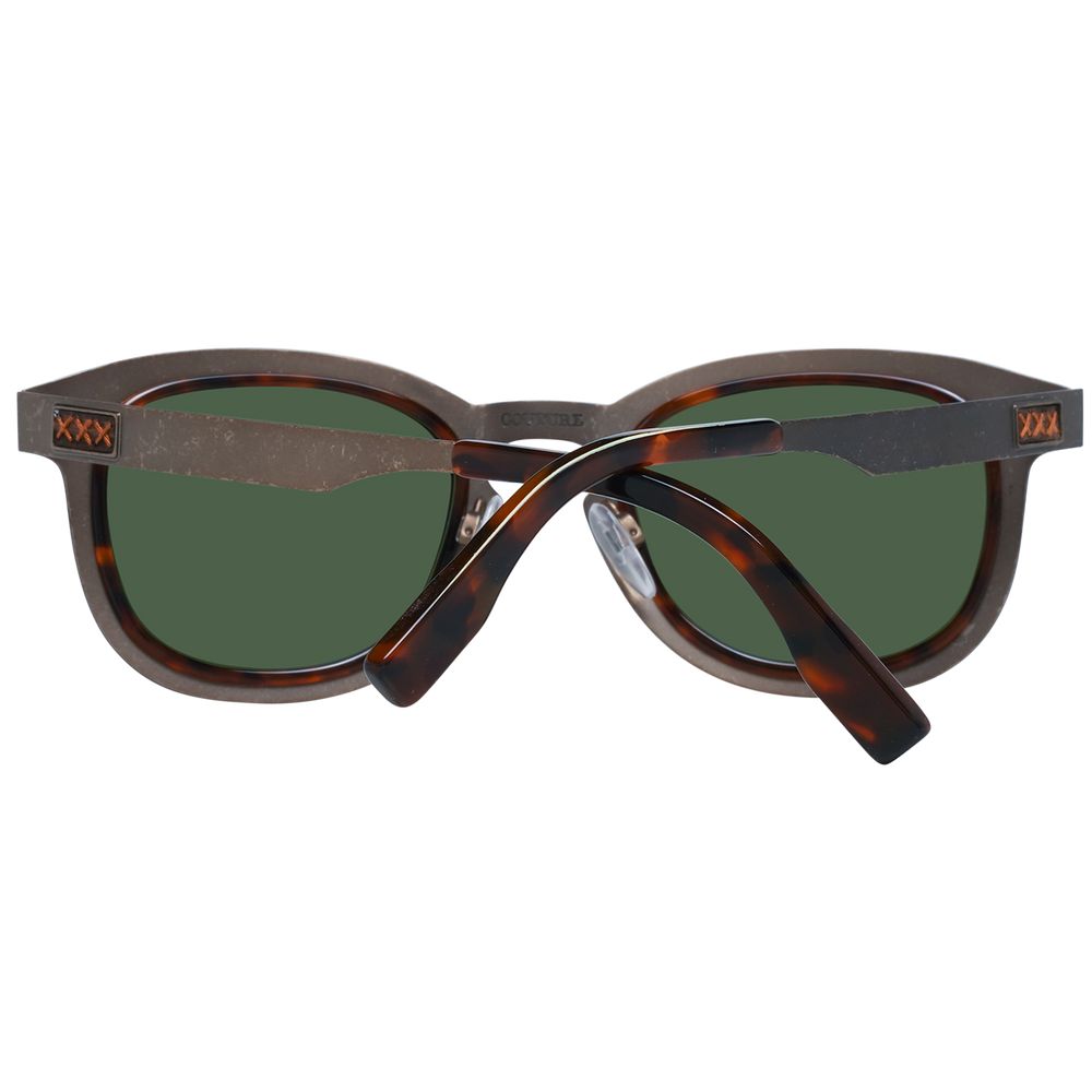 Zegna Couture Gray Men Men's Sunglasses