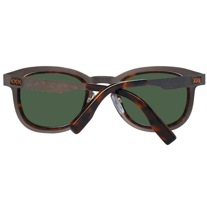 Zegna Couture Gray Men Men's Sunglasses