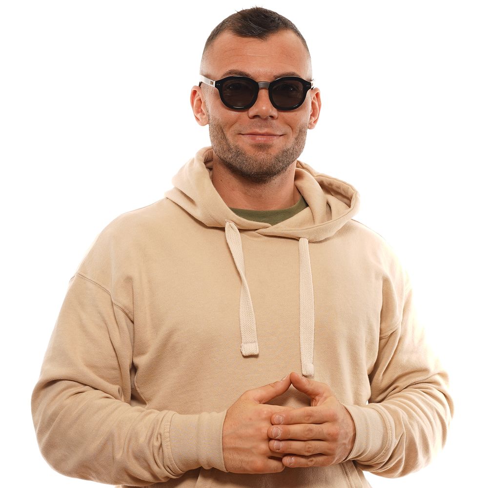 Zegna Couture Black Men Men's Sunglasses
