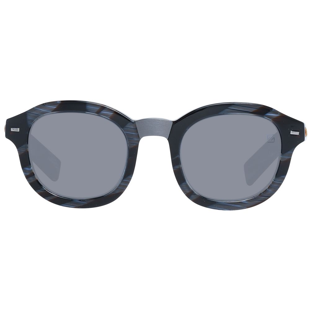 Zegna Couture Blue Men Men's Sunglasses