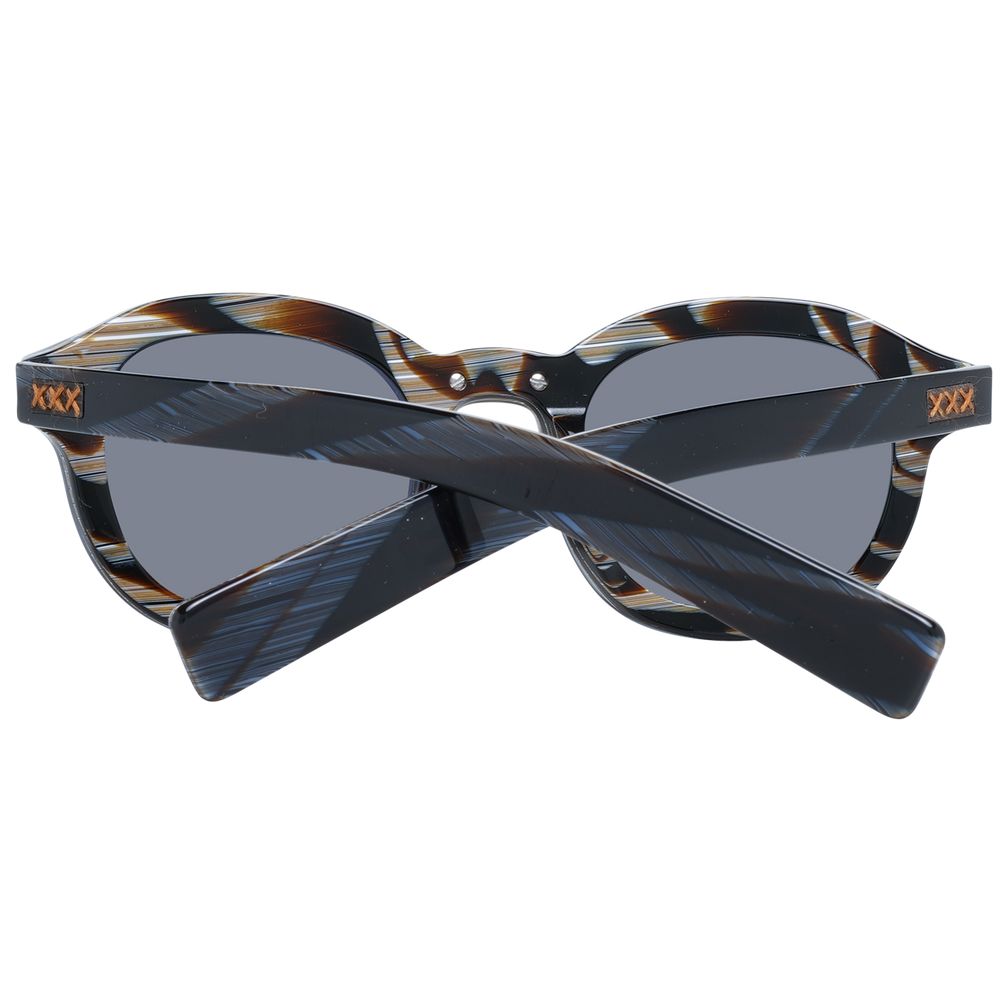 Zegna Couture Blue Men Men's Sunglasses
