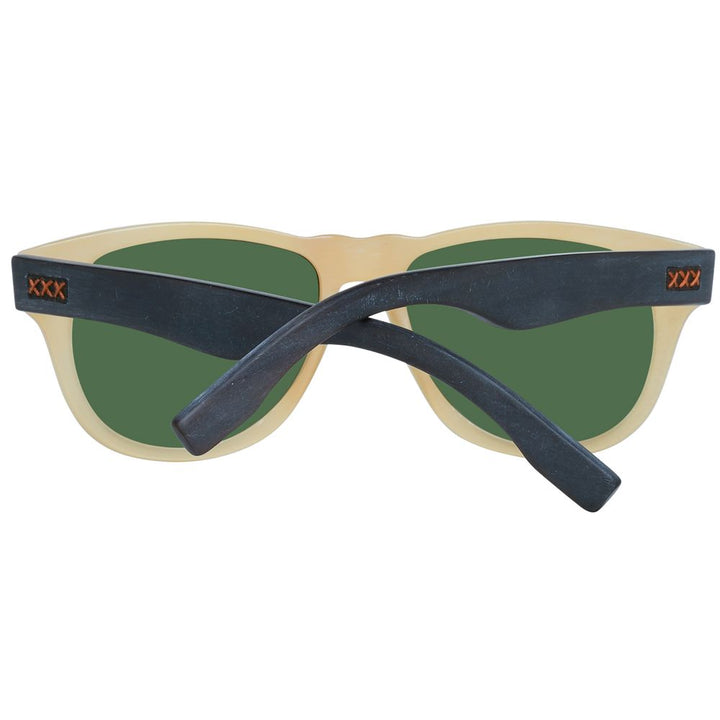 Zegna Couture Brown Men Men's Sunglasses