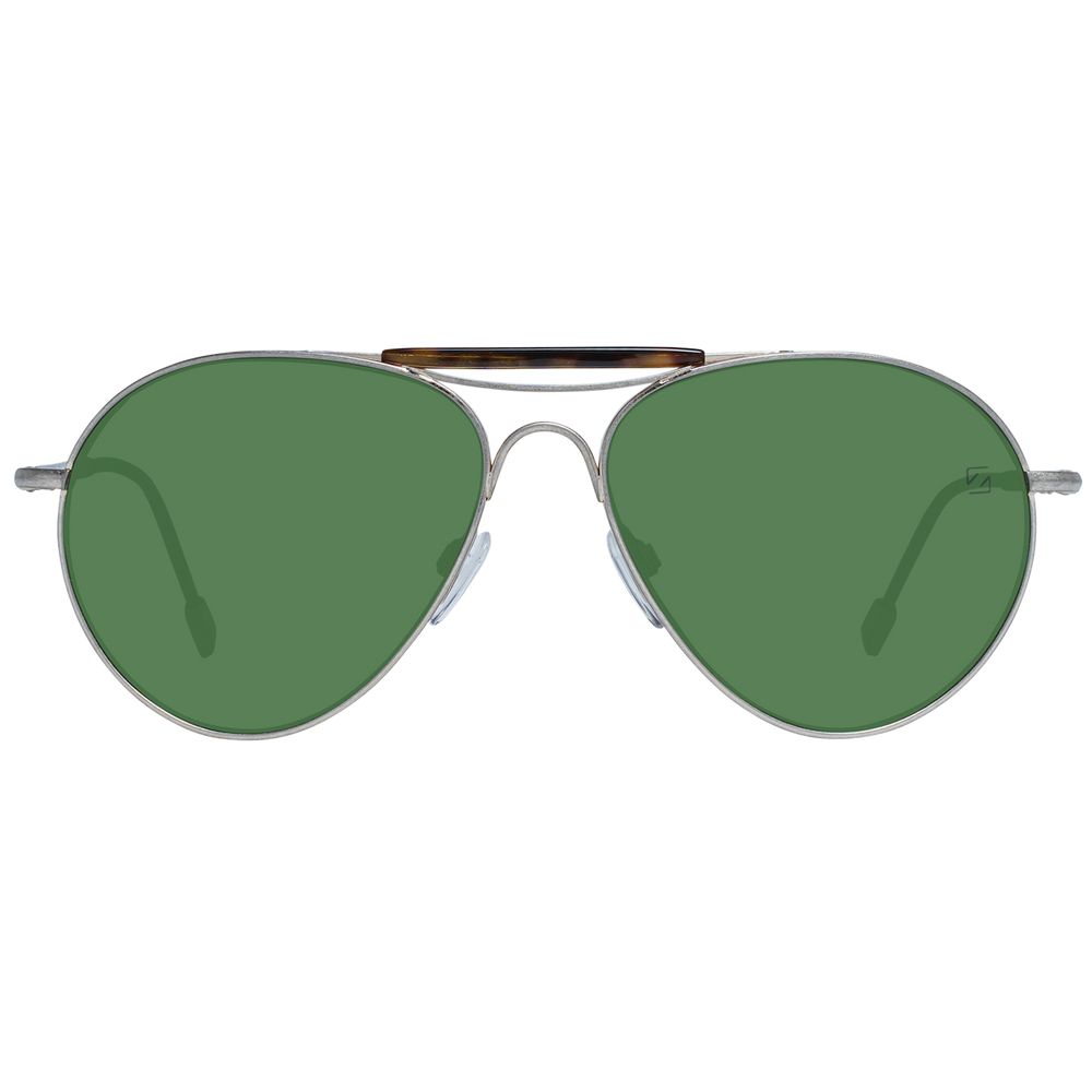 Zegna Couture Gray Men Men's Sunglasses