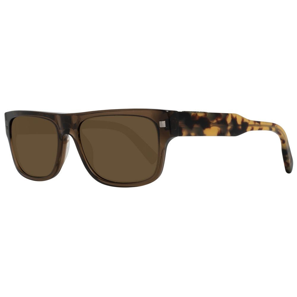 Ermenegildo Zegna Brown Men Men's Sunglasses