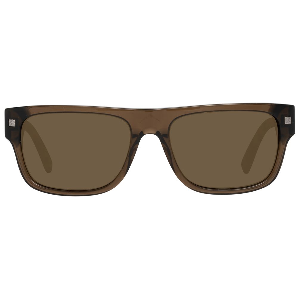 Ermenegildo Zegna Brown Men Men's Sunglasses