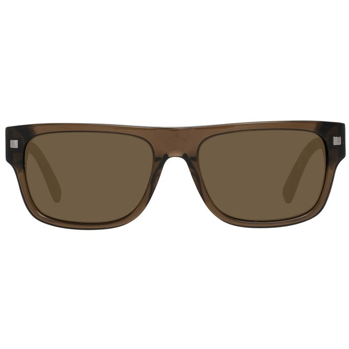 Ermenegildo Zegna Brown Men Men's Sunglasses