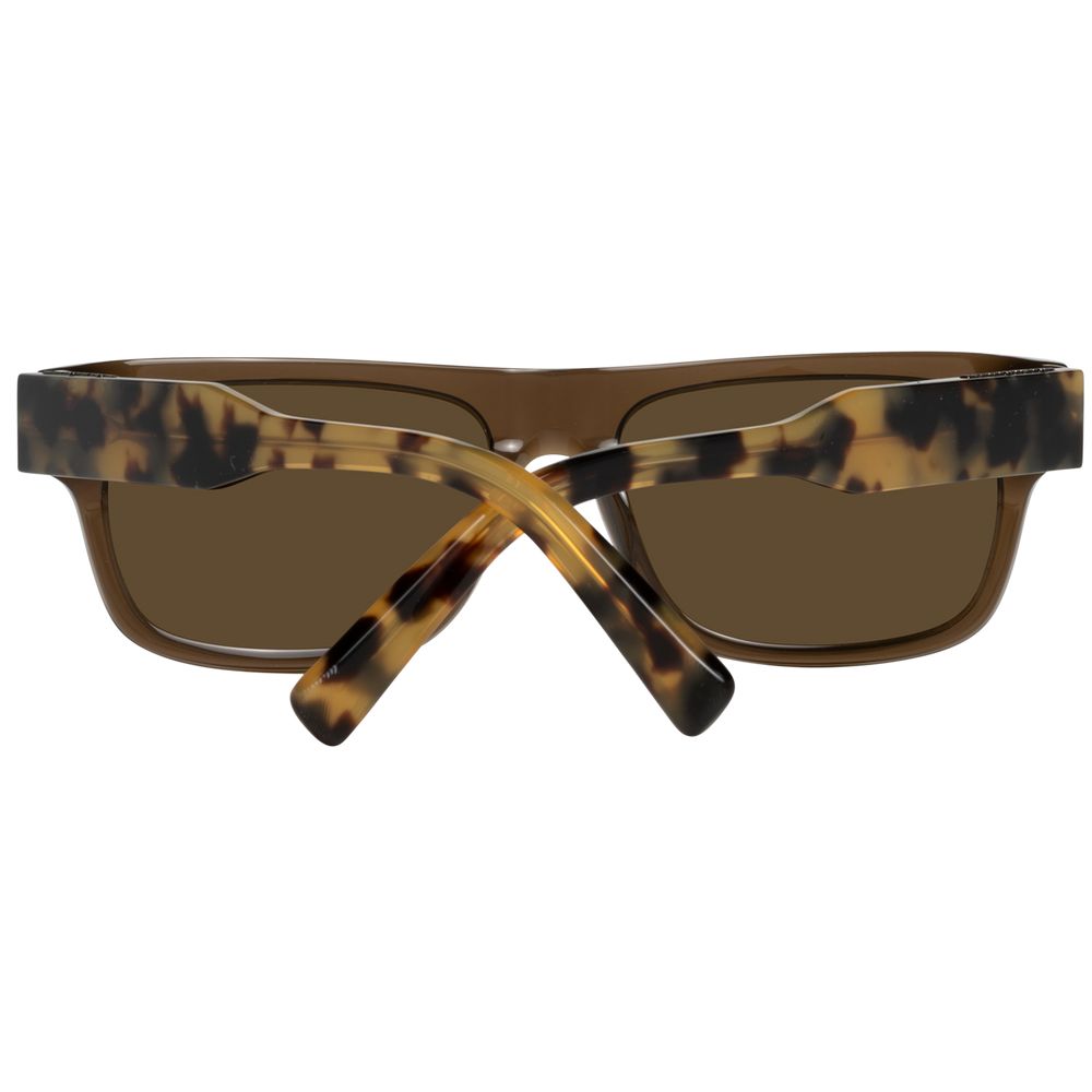 Ermenegildo Zegna Brown Men Men's Sunglasses