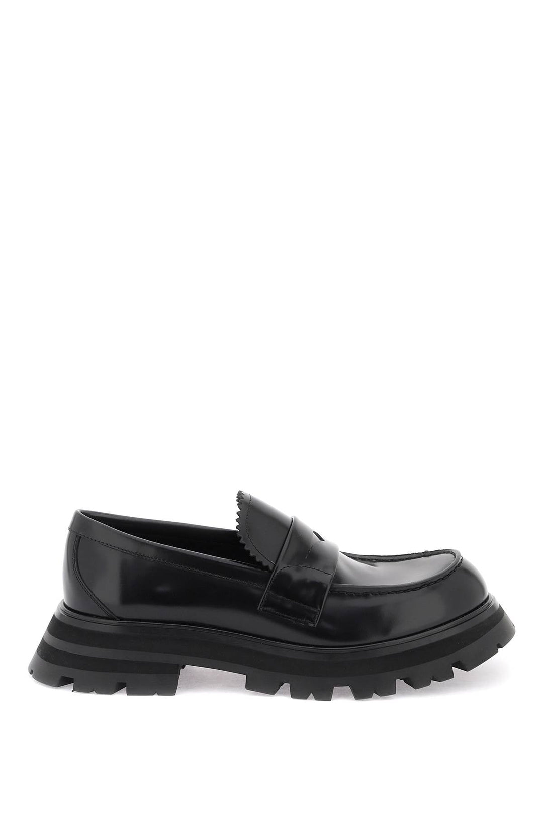 BRUSHED LEATHER WANDER LOAFERS