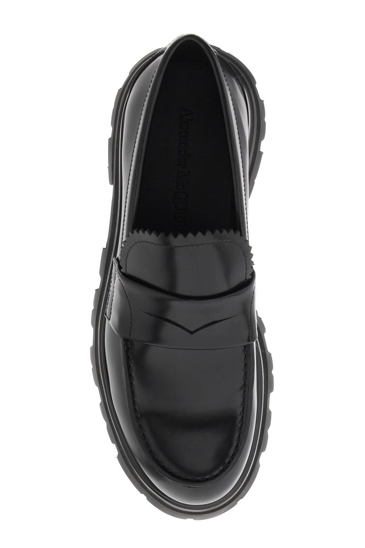 BRUSHED LEATHER WANDER LOAFERS