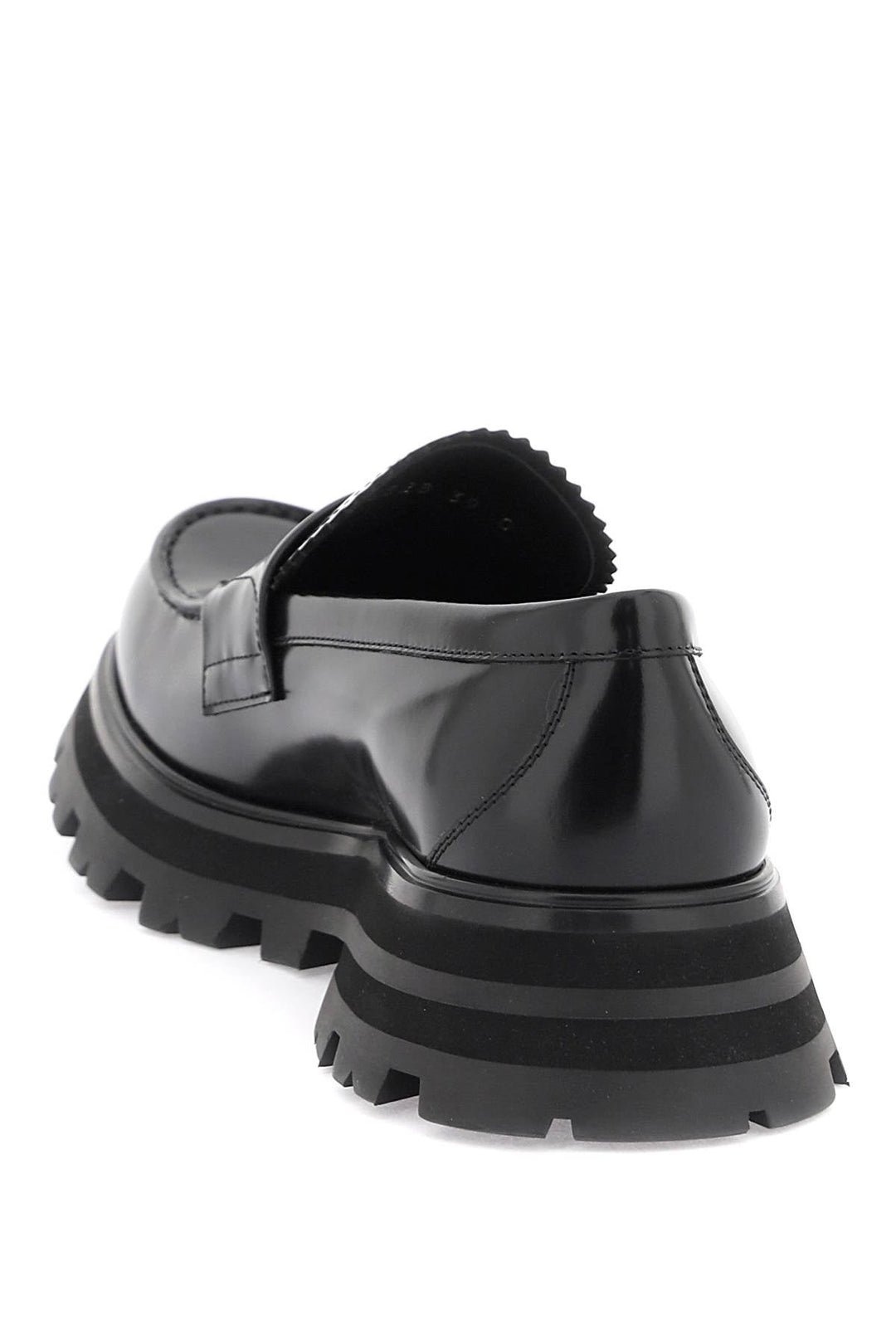 BRUSHED LEATHER WANDER LOAFERS