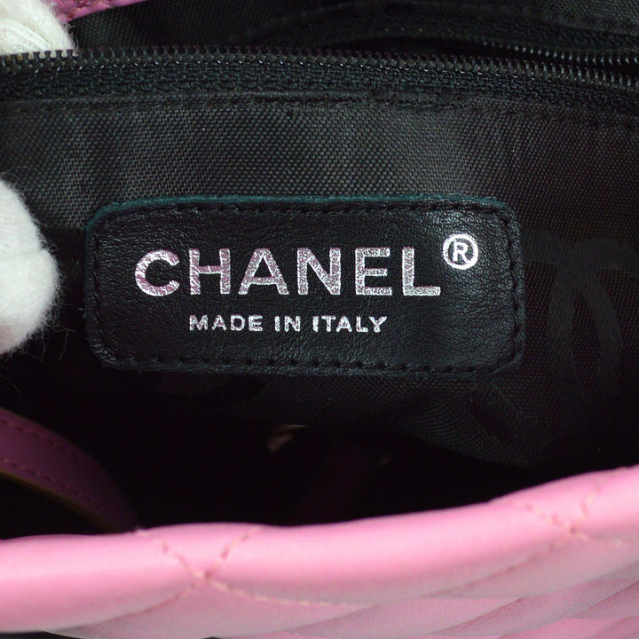 Top Quality Chanel Pink Calfskin Cambon Ligne Tote Handbag