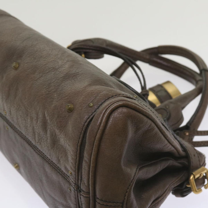Chloe Paddington Shoulder Bag Leather Brown 66641