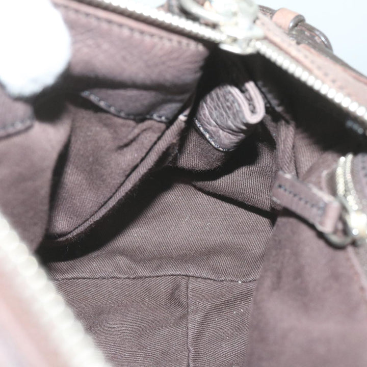 Chloe Paddington Shoulder Bag Leather Brown 66641