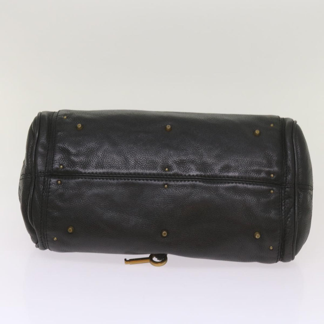 Chloe Paddington Shoulder Bag Leather Black 66642