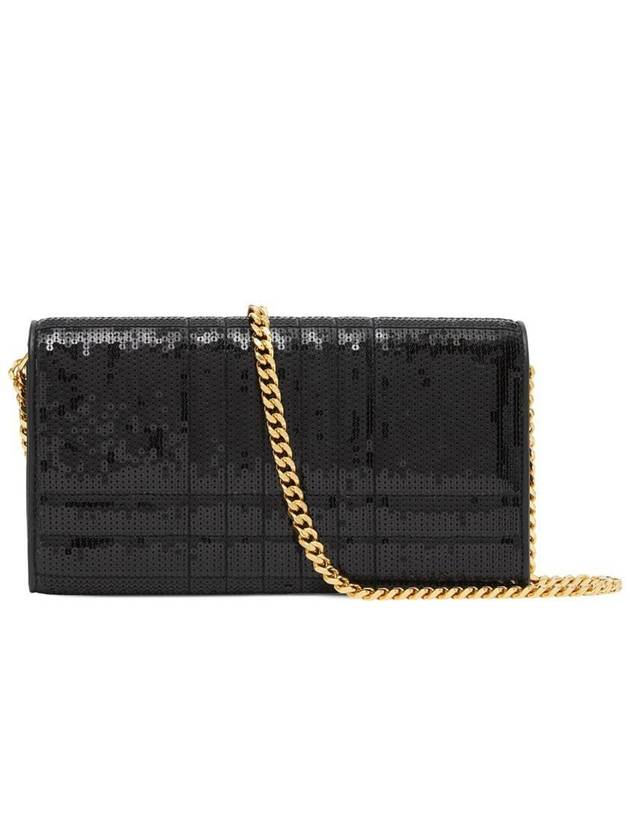 Burberry WoMen's Lola Sequin Chain Shoulder Bag Black
