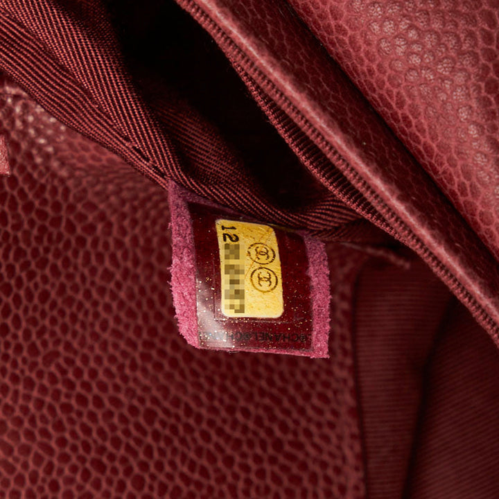Top Quality Chanel Cocomark Half Moon Chain houlder Bag Wine Red Caviar S  CHANEL