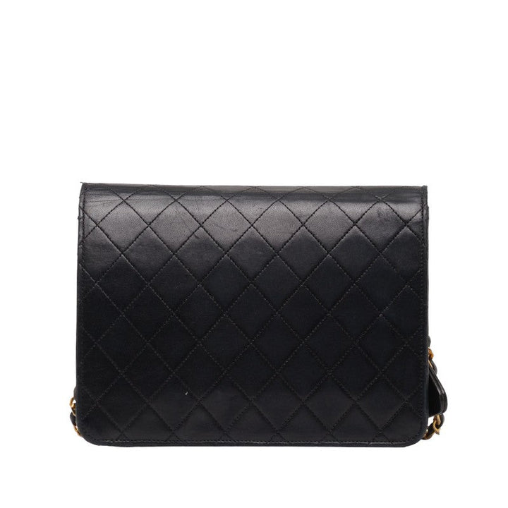 Top Quality Chanel Matrases Coco Pushlock Chain Shoulder Bag Black  S  Chanel