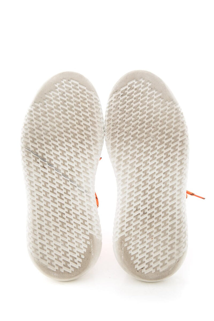 Hermès Duel Neon Orange Sneakers  SZ 37