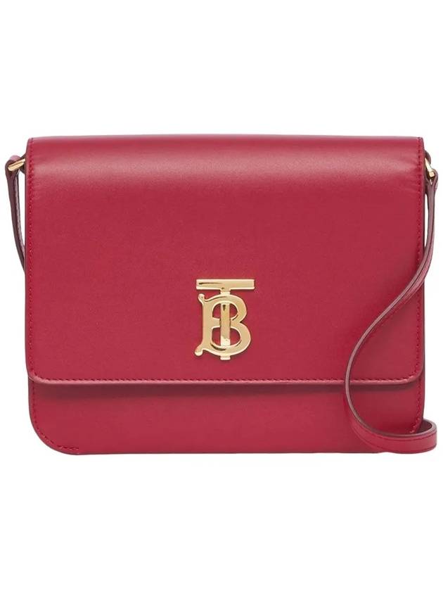 Burberry Mini Leather TB Cross Bag Red