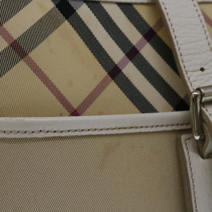 Top Quality Burberry Nova Check Shoulder Bag Canvas Beige Auth 67083