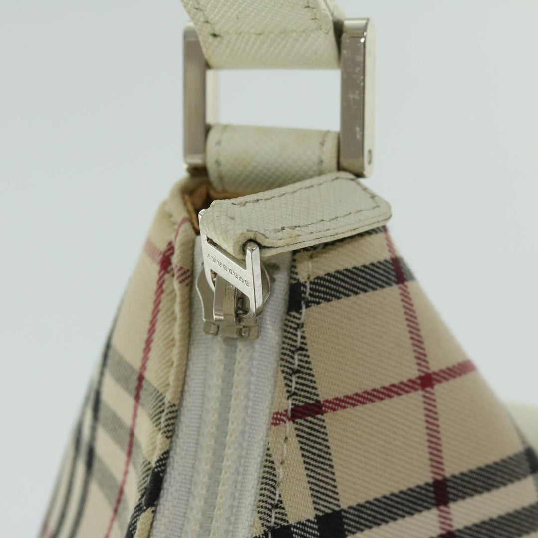 BURBERRYSs Nova Check Shoulder Bag Canvas Beige Auth 67086