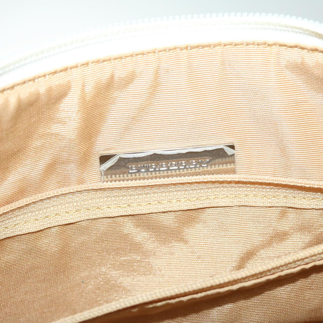 BURBERRYSs Nova Check Shoulder Bag Canvas Beige Auth 67086