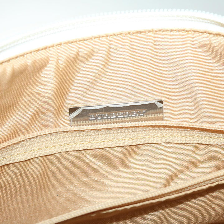 BURBERRYSs Nova Check Shoulder Bag Canvas Beige Auth 67086