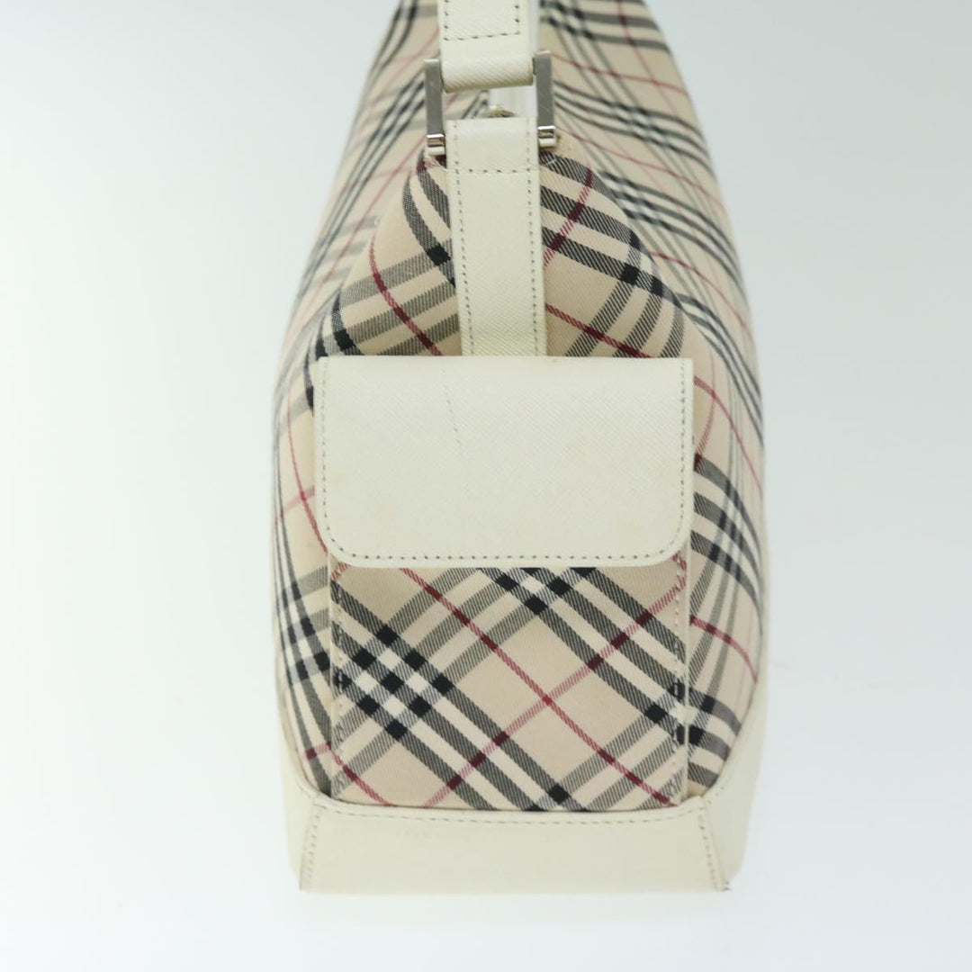 BURBERRYSs Nova Check Shoulder Bag Canvas Beige Auth 67086