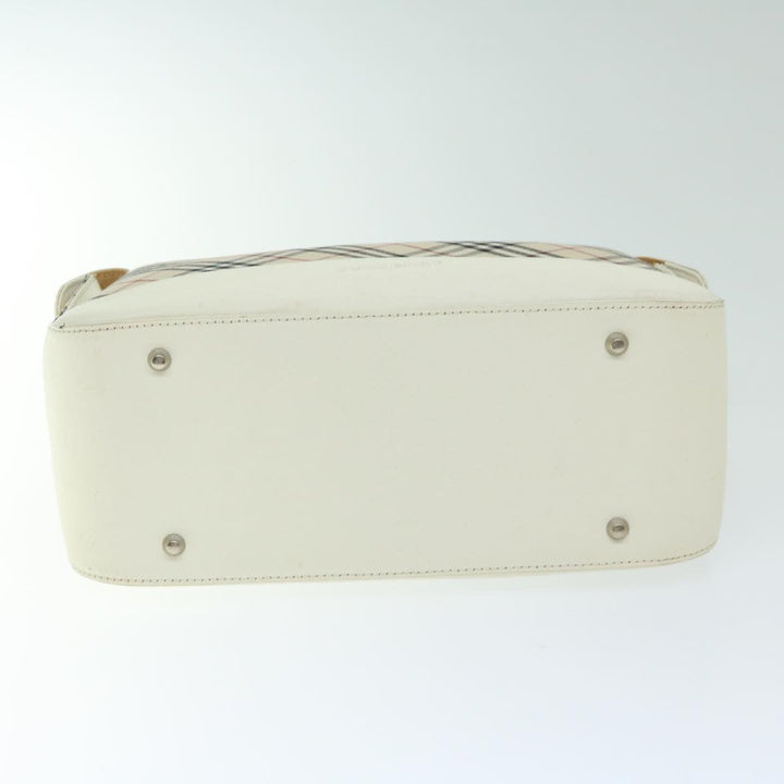BURBERRYSs Nova Check Shoulder Bag Canvas Beige Auth 67086