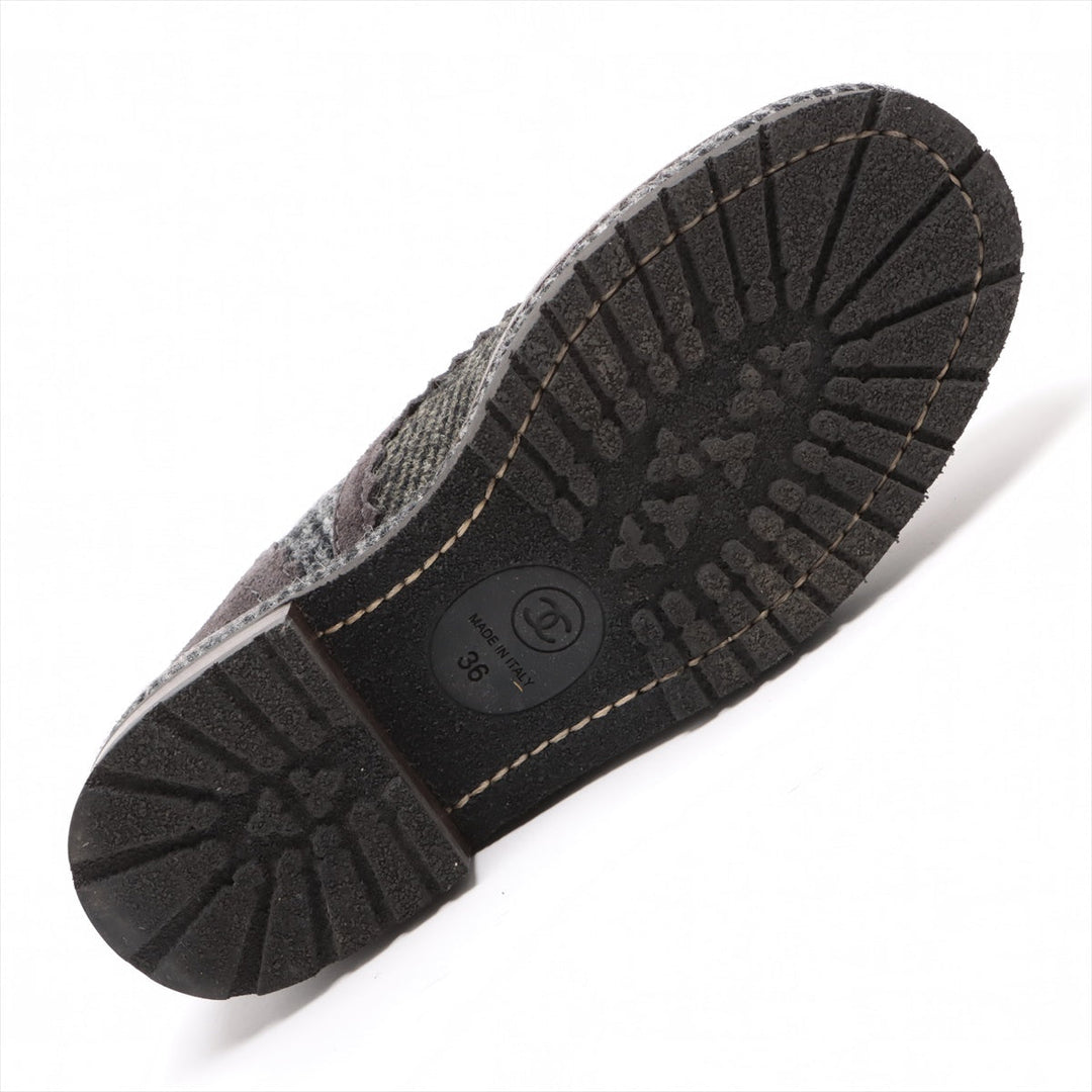 Top Quality Chanel Coco Fabric Shoes 36  Gr G29091 TWIDE