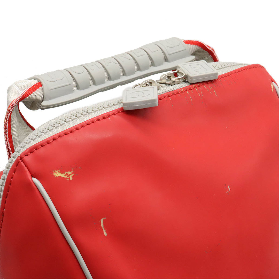 Top Quality Chanel Top Quality Chanel SPORTS LINE COCOMARK BACKPACK RUCKSACH LAVER Mesh RED RED GREY