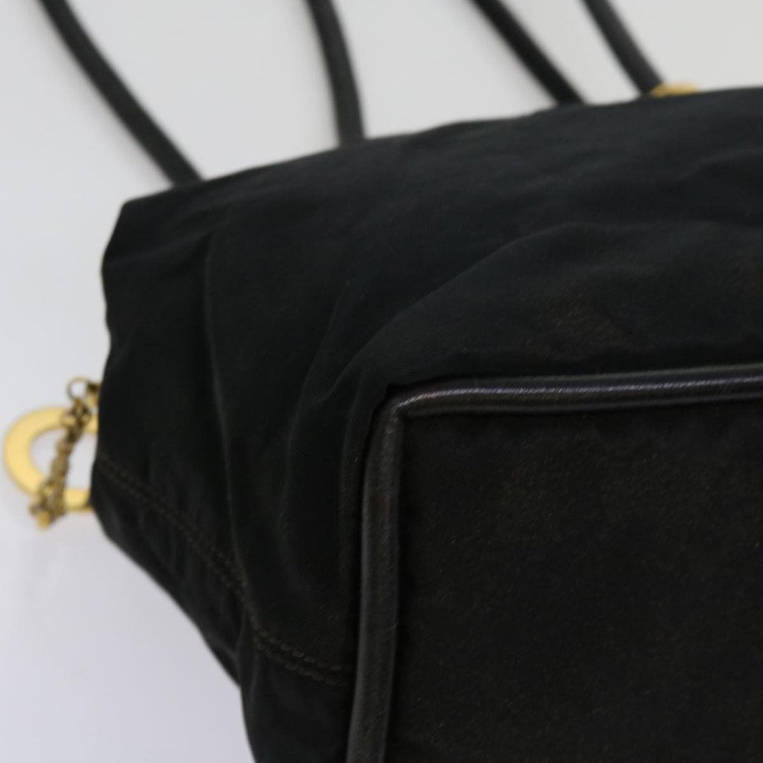 Celine Tote Bag Nylon Black  67328