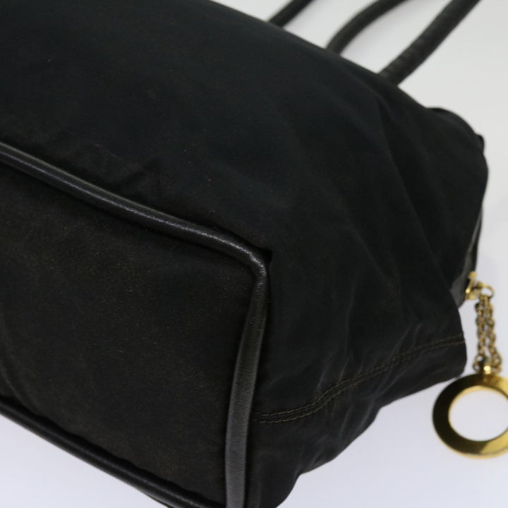 Celine Tote Bag Nylon Black  67328