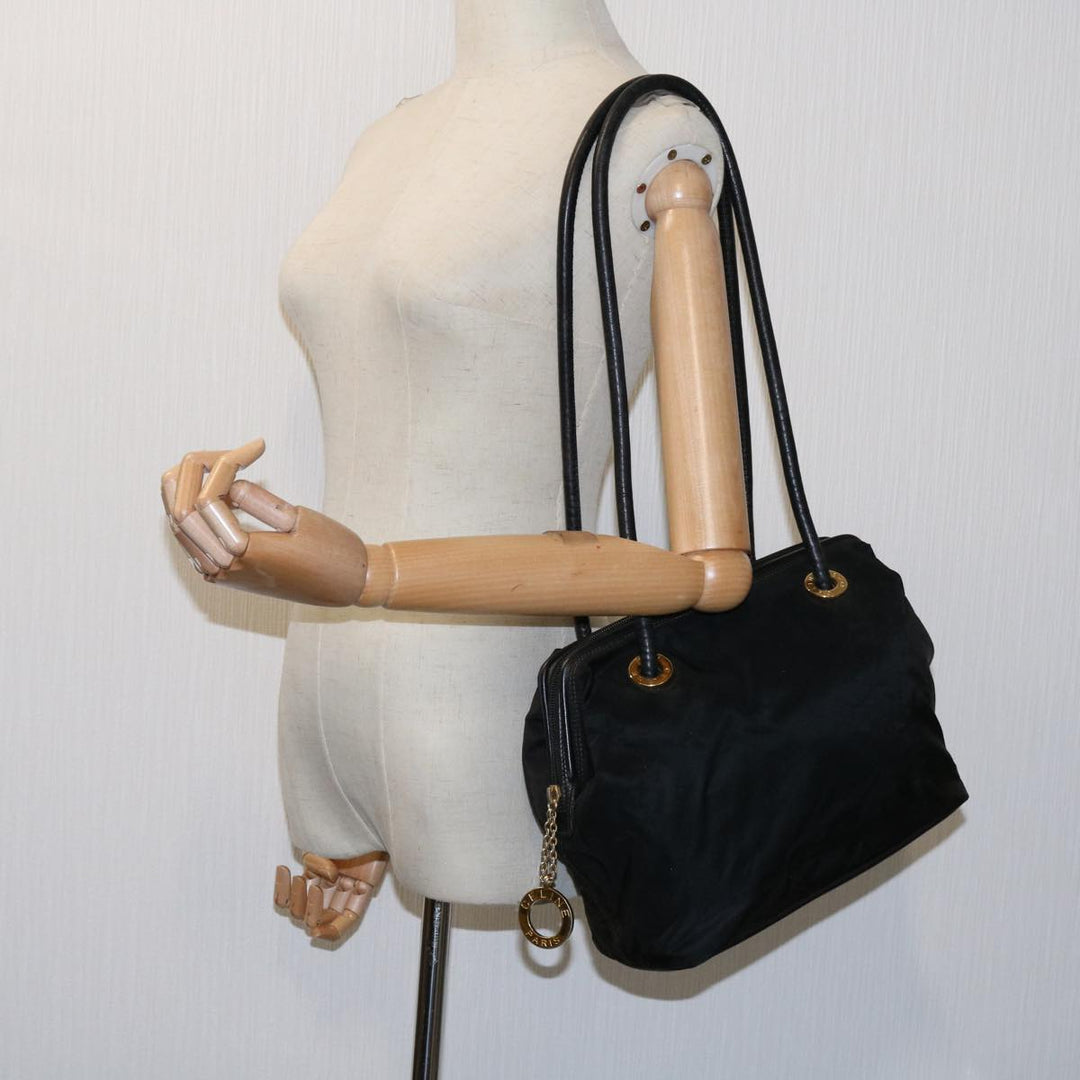 Celine Tote Bag Nylon Black  67328