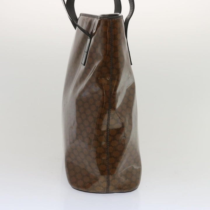Celine Macadam Canvas Tote Bag Brown Auth 67344
