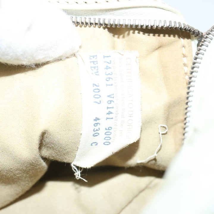 Bottega veneta INTRECCIATO Clutch Bag Leather White 174361 Auth 67355