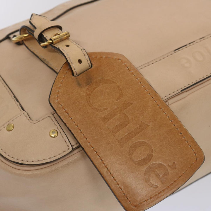 Chloe Eden Shoulder Bag Leather Beige 01 12 62 65 67379