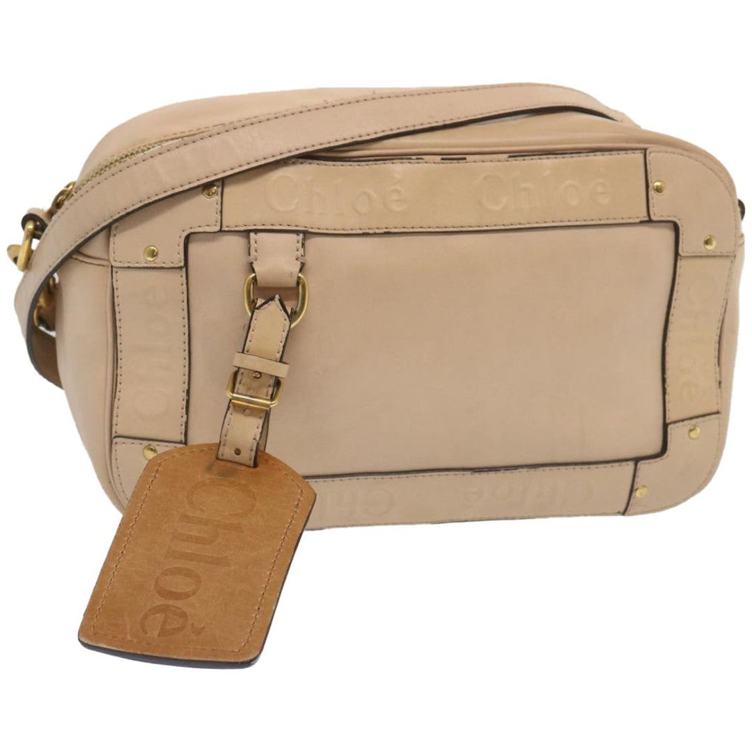 Chloe Eden Shoulder Bag Leather Beige 01 12 62 65 67379
