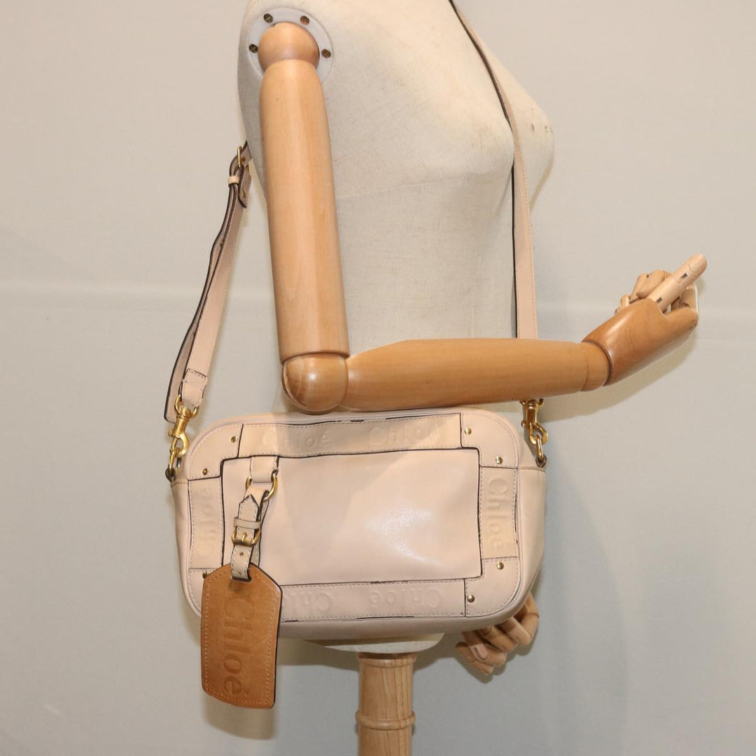 Chloe Eden Shoulder Bag Leather Beige 01 12 62 65 67379