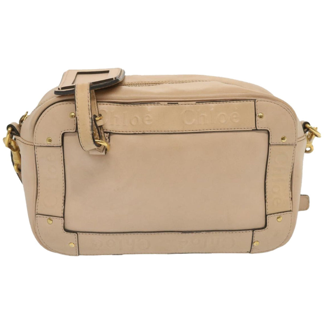 Chloe Eden Shoulder Bag Leather Beige 01 12 62 65 67379