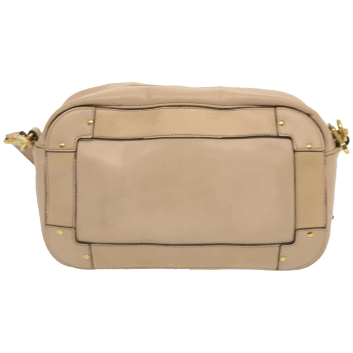 Chloe Eden Shoulder Bag Leather Beige 01 12 62 65 67379