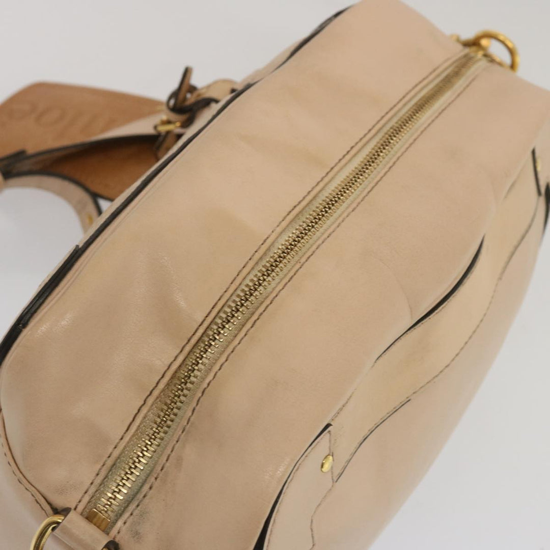 Chloe Eden Shoulder Bag Leather Beige 01 12 62 65 67379