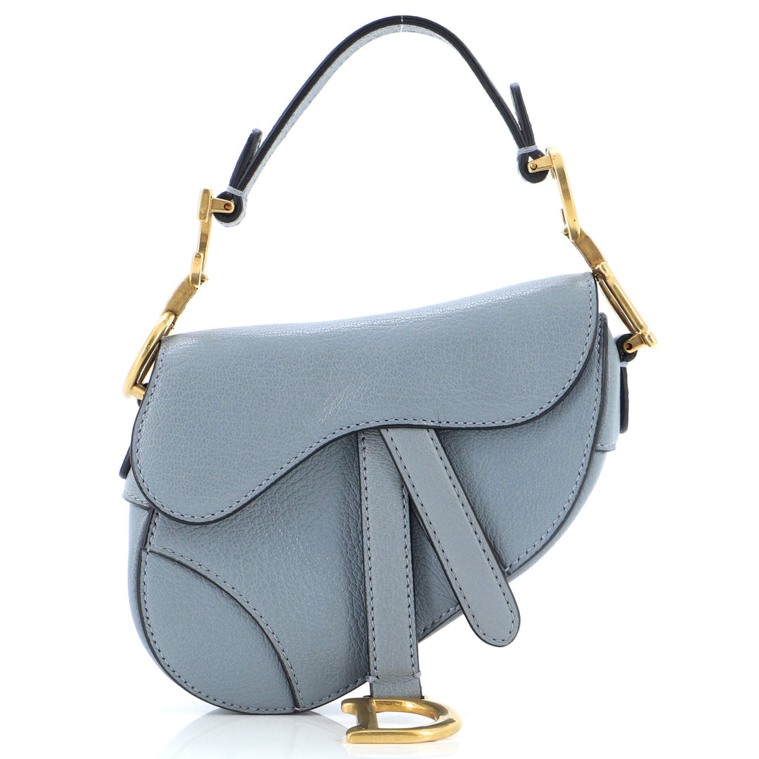 Top quality Dior Saddle Handbag Leather Micro