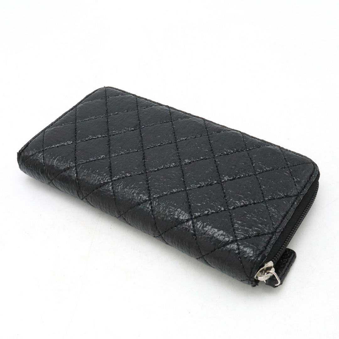 Top Quality Chanel MATRACE COCOMARK ROUND Long Wallet  TWID LEADER BLACK BLACK SILVER A50097 BLUMIN BLUMIN MARKET SHOP