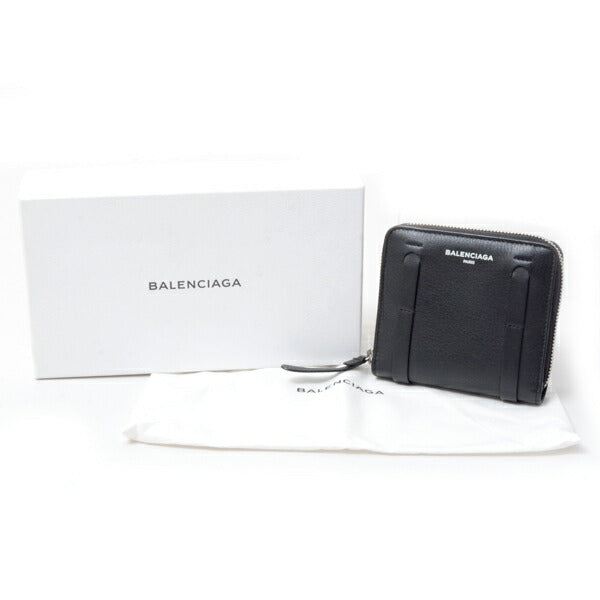 Top Quality Balenciaga Leather Coin Case Black 489801