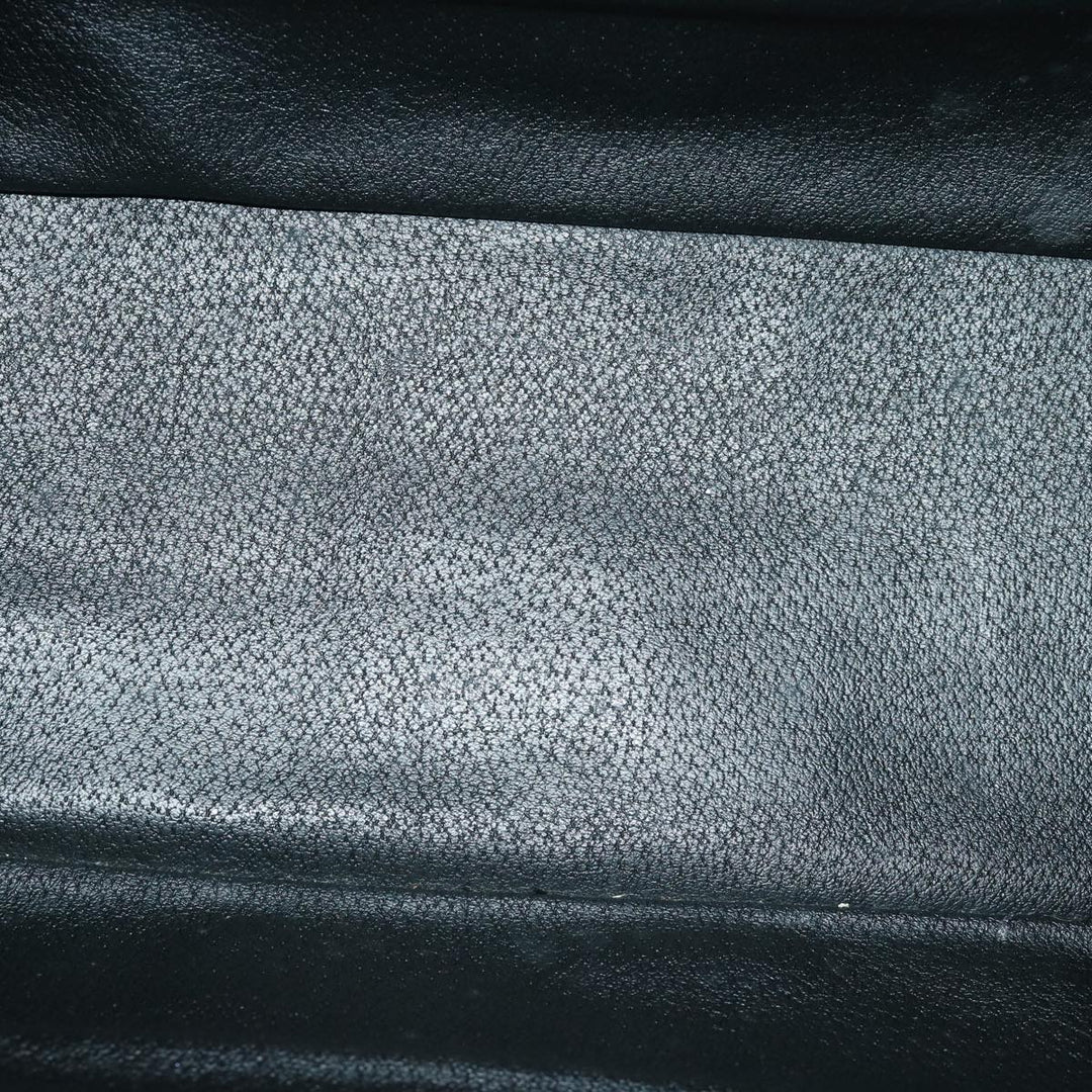 Celine Macadam Canvas Shoulder Bag PVC Black Auth 67628