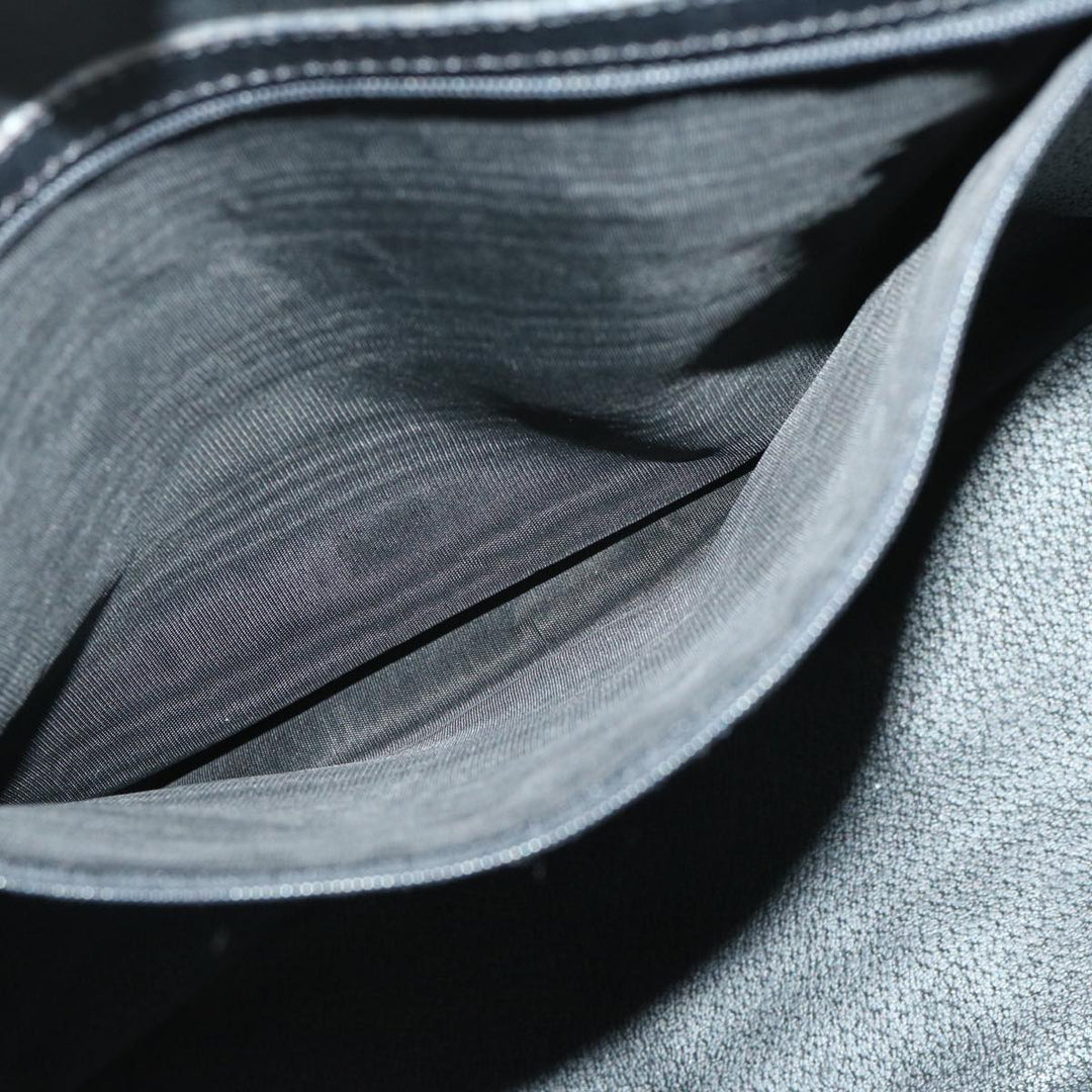 Celine Macadam Canvas Shoulder Bag PVC Black Auth 67628