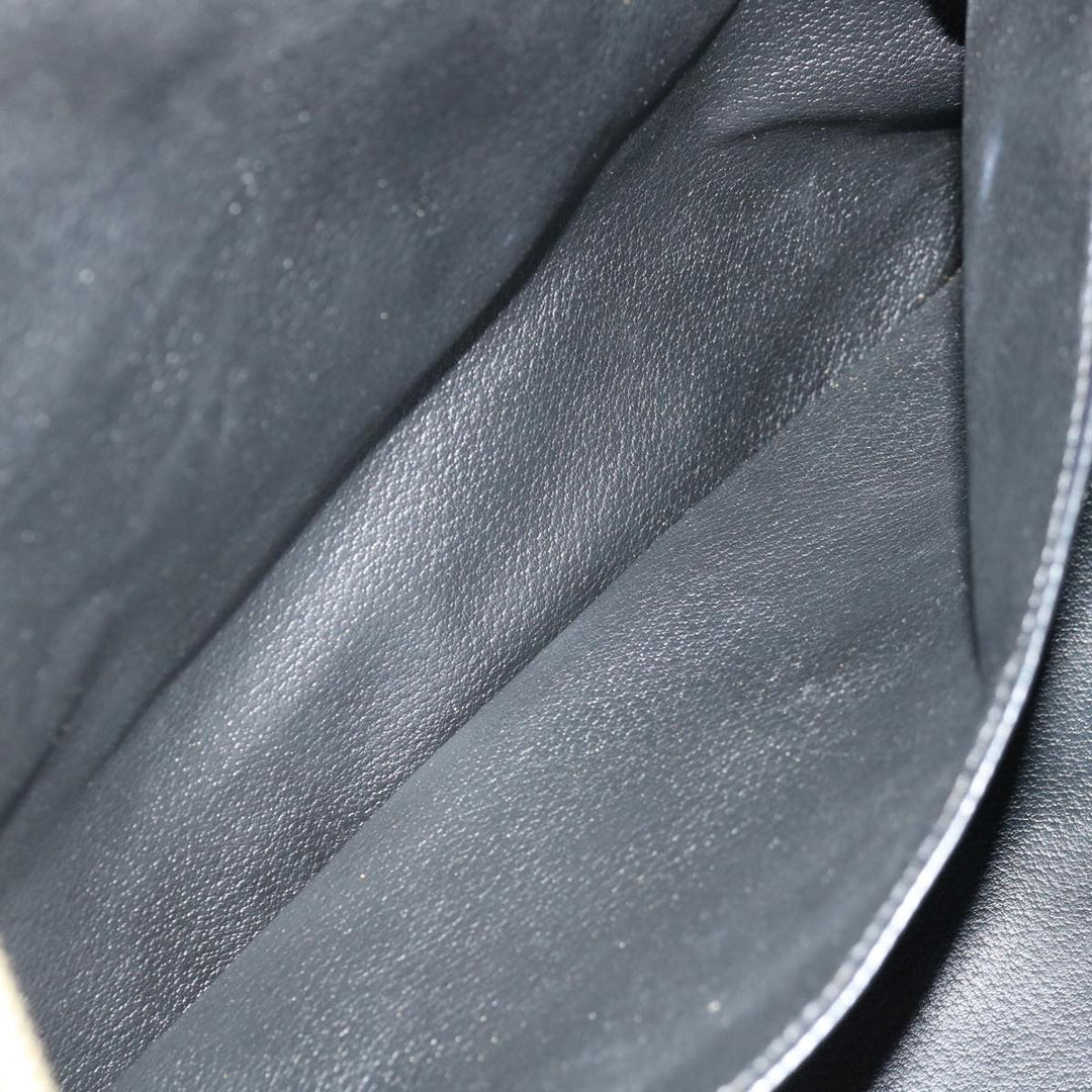 Celine Macadam Canvas Boston Bag PVC Black  67629
